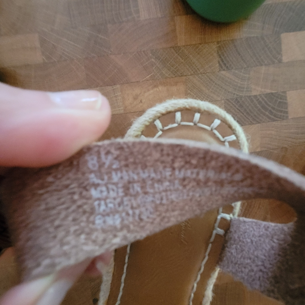 Universal Thread 2 Inch Platform Sandals Size 8 1… - image 6